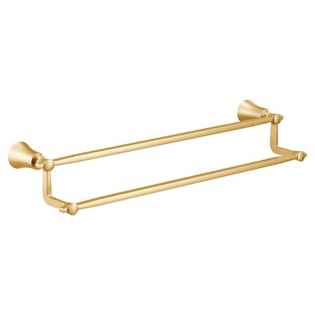 Moen Flara Brushed gold 24" towel bar YB0322BG